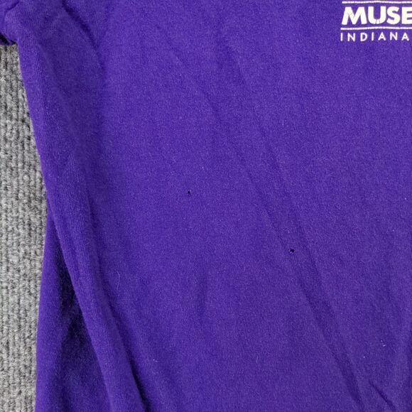 Gildan Score Big Soccer Experience T-Shirt Mens Large Short Sleeve Purple Cotton - Picture 9 of 15